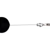 Advantus Premier Retractable Heavy Duty ID Reel With Badge Clip - Plastic, Steel - Black, Silver - 12 / Box