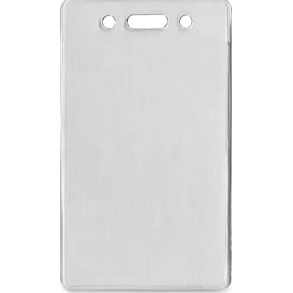 Advantus Proximity Badge Holder, Vertical, 4-1/2" x 2-1/2", Pack of 50