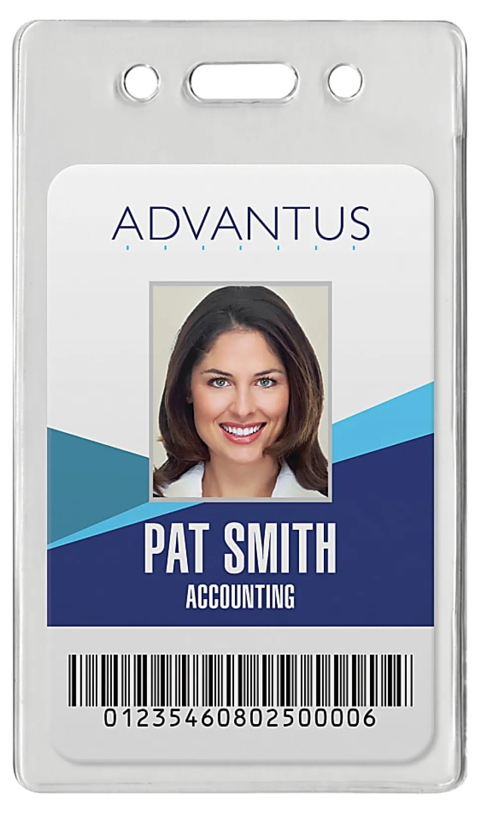 Advantus Proximity Badge Holder, Vertical, 4-1/2" x 2-1/2", Pack of 50