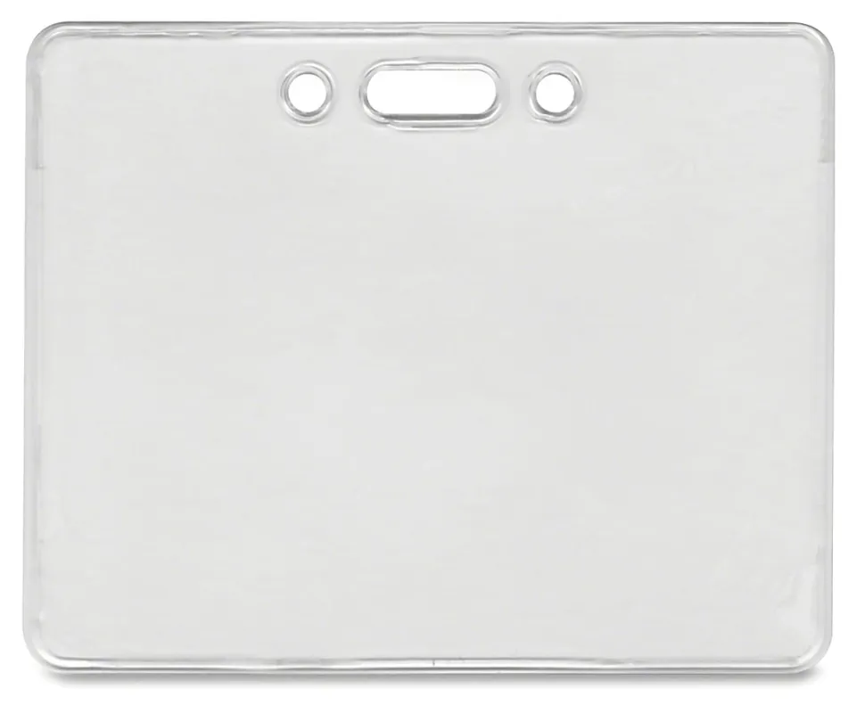Advantus Proximity Badge Holder, Horizontal, 3" x 3-3/4", Pack of 50