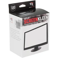 Advantus Read/Right One-Step Screen Cleaning Wipes - For Display Screen - Streak-free, Anti-static - 100 / Box