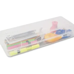 Advantus Stretch Art Storage Box, Clear
