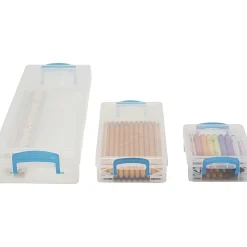 Advantus Super Stacker School Kit - Snap-tight Closure - Heavy Duty - Stackable - Plastic - Transparent -  - 38714
