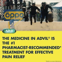 Advil Liqui-Gels - For Pain, Headache, Backache, Menstrual Cramp, Joint Pain, Fever - 50/Box - 1 Each