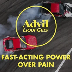 Advil Liqui-Gels - For Pain, Headache, Backache, Menstrual Cramp, Joint Pain, Fever - 50/Box - 1 Each