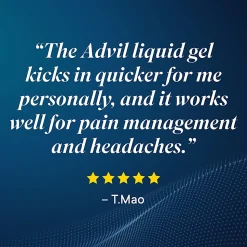Advil Liqui-Gels Pain Reliever Refill, 2 Tablets Per Packet, Box Of 50 Packets