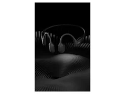 Aftershokz SHOKZ OpenRun Pro  Headphones with mic  open ear  behind the neck mount  Bluetooth  wireless  black
