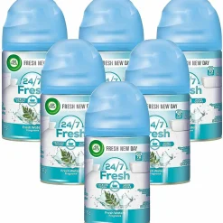 Air Wick® Freshmatic® Automatic Spray Refill, 6.17 Oz, Fresh Waters®, Carton Of 6