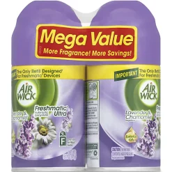 Air Wick® Freshmatic® Ultra Refill, 6.17 Oz, Lavender & Chamomile Scent, Pack Of 2