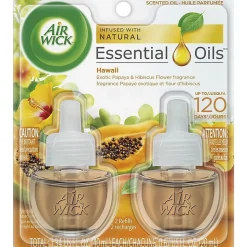 Air Wick Papaya Scented Oil - Oil - 0.7 fl oz- Hawaii Exotic Papaya, Hibiscus Flower - 60 Day - 12 / Carton