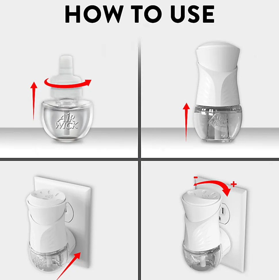 AIR WICK® Plug in Scented Oil Refills, Fresh Linen, 5 pack