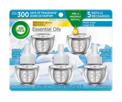 AIR WICK® Plug in Scented Oil Refills, Fresh Linen, 5 pack