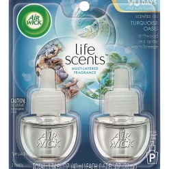 Air Wick Scented Oil Warmer Refill - Oil - 0.7 fl oz- Turquoise Oasis - 45 Day - 12 / Carton - Long Lasting