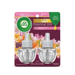 Air Wick Scented Oil Warmer Refills, 0.67 Oz, Summer Delights, 2 Refills Per Pack, Carton Of 6 Packs