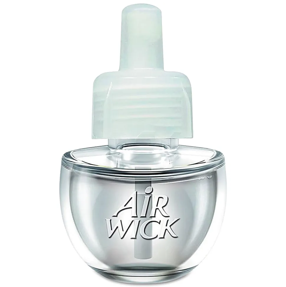 Air Wick® Snuggle® Scented Oil Warmer Refill, 0.67 Oz, Fresh Linen, 2 Refills Per Pack, Carton Of 3 Packs