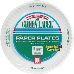 AJM Green Label Paper Plates, 9
