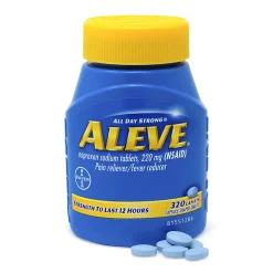 Aleve® All Day Strong Naproxen Sodium, 220mg, Bottle Of 320 Tablets