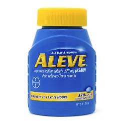 Aleve® All Day Strong Naproxen Sodium, 220mg, Bottle Of 320 Tablets