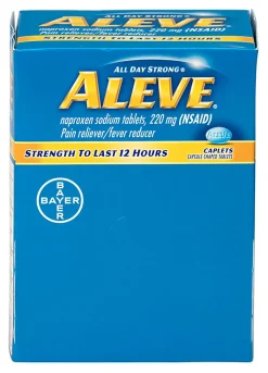 Aleve® Pain Reliever Tablets, 1 Tablet Per Packet, Box Of 50 Packets