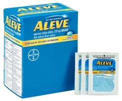 Aleve® Pain Reliever Tablets, 1 Tablet Per Packet, Box Of 50 Packets