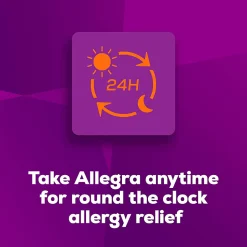 Allegra Adult Allergy Relief Tablets, Total Qty 5
