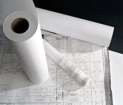 Alliance® Wide-Format Bond Engineering Paper Rolls, 36" x 500', 92 Brightness, 20 Lb, White, Pack Of 2 Rolls