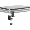 Allsop Ascend Metal/Wood Adjustable Monitor Stands, 5-3/4”H x 15”W x 9-1/4”D, Brown, Set Of 2 Stands