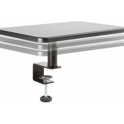 Allsop Ascend Metal/Wood Adjustable Monitor Stands, 5-3/4”H x 15”W x 9-1/4”D, Brown, Set Of 2 Stands