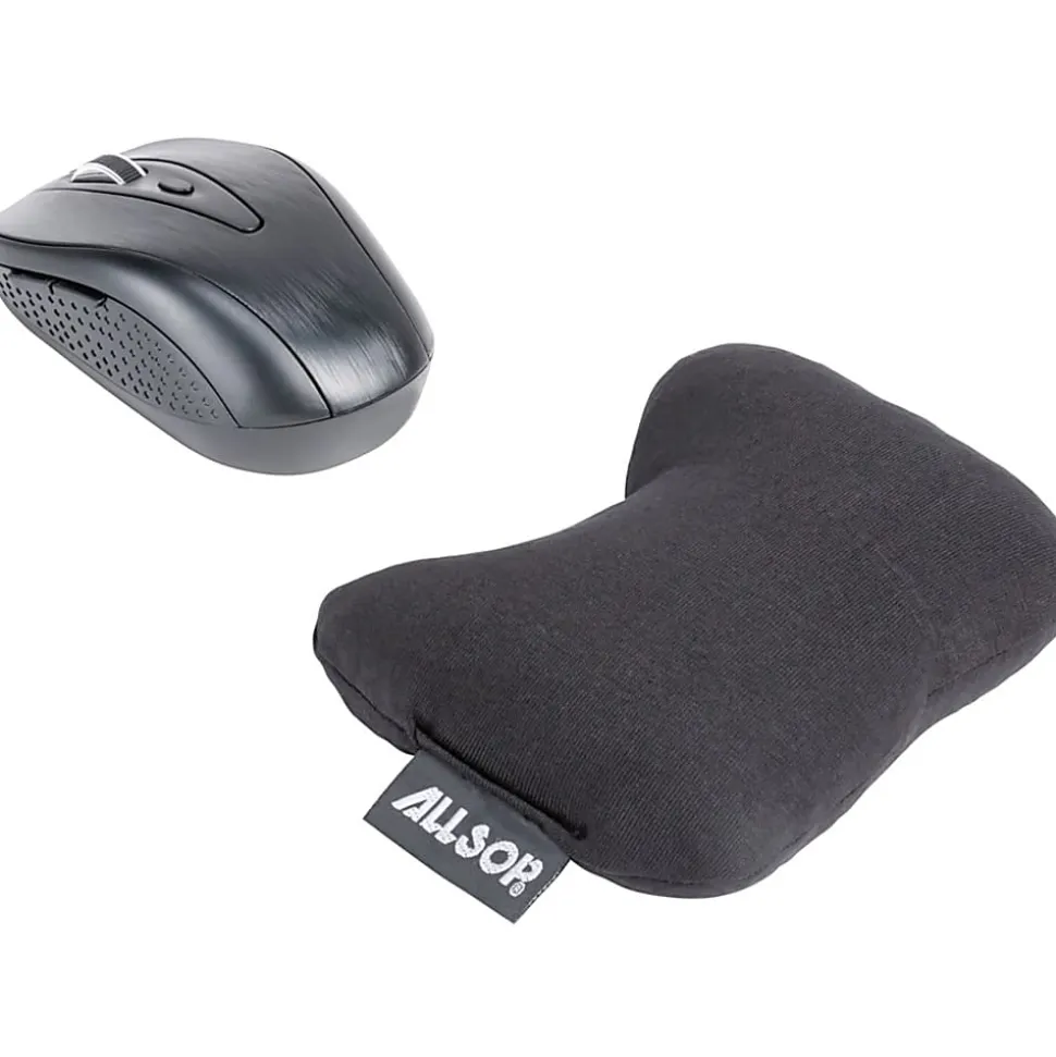 Allsop® Comfortbead Mouse Wrist Rest, Black