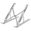 Allsop Compact Aluminum Laptop Stand, 6”H x 7”W x 9-5/8”D, Silver