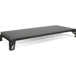 Allsop Dual-Height Lo Riser Monitor Stand For 32” Screen Support, 3”H x 24”W x 11-5/16”D, Black