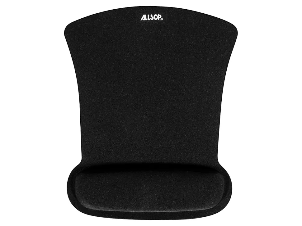 Allsop® Ergoprene Gel Mouse Pad, Black