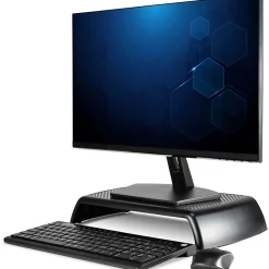 Allsop® ErgoRiser Monitor Stand, 3"H x 16-5/16"W x 9"D, Black