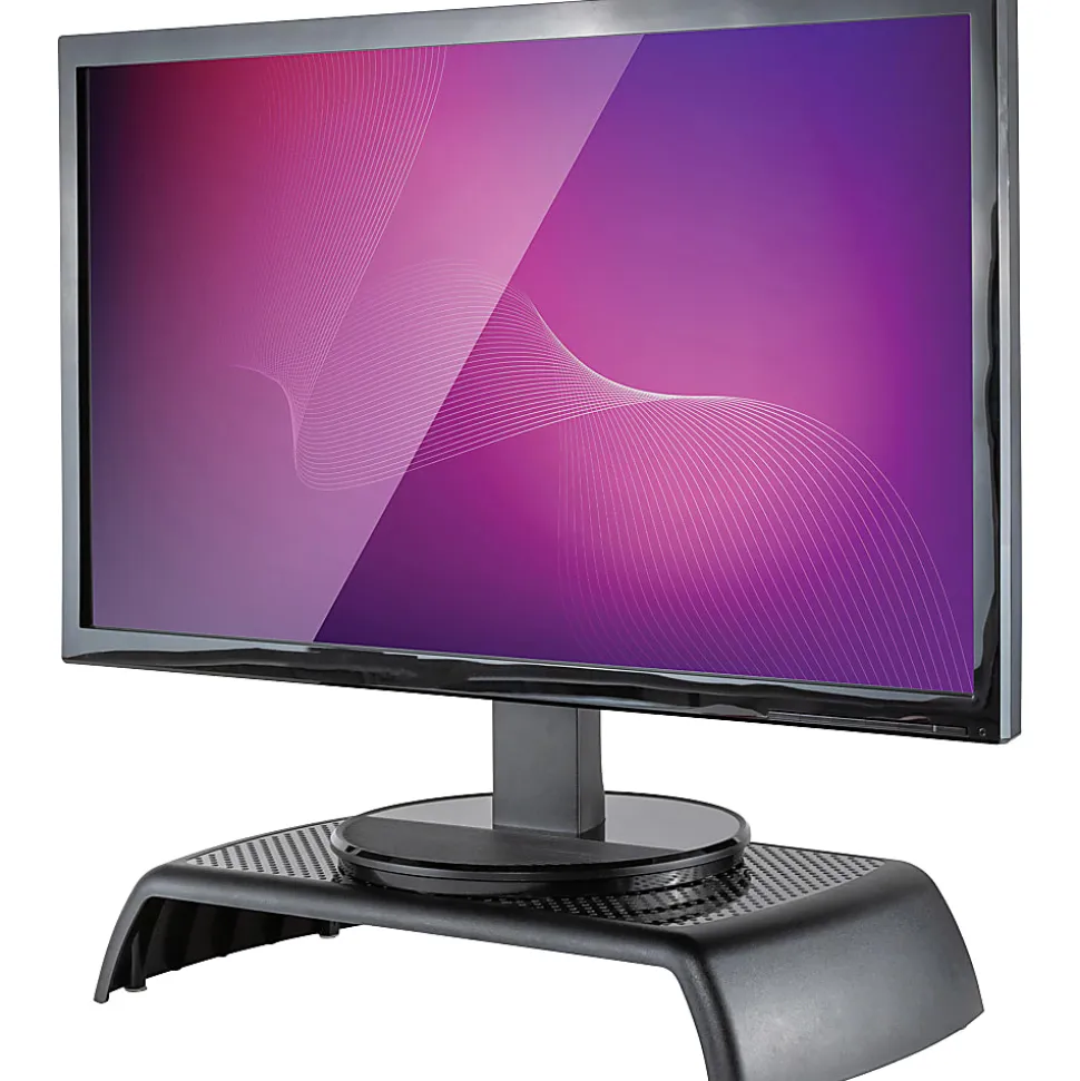 Allsop® ErgoRiser Monitor Stand, 3"H x 16-5/16"W x 9"D, Black