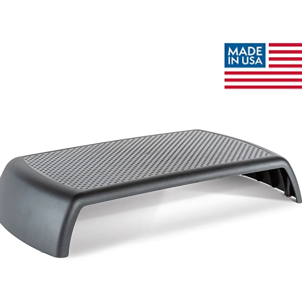 Allsop® ErgoRiser Monitor Stand, 3"H x 16-5/16"W x 9"D, Black