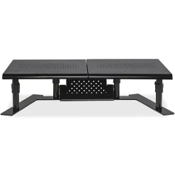 Allsop ErgoTwin Steel Dual Monitor Stand For Monitors Up To 24