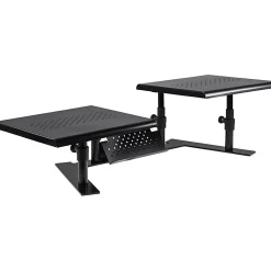 Allsop ErgoTwin Steel Dual Monitor Stand For Monitors Up To 24