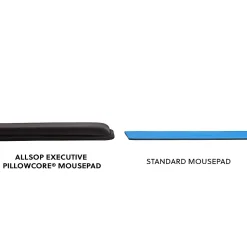 Allsop Executive Pillowcore Mousepad, 11.5" x 8.5", Black
