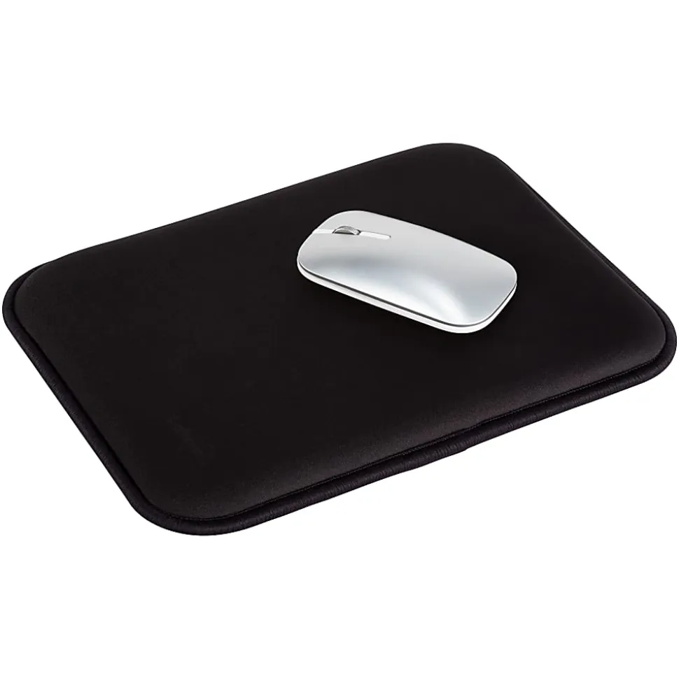 Allsop Executive Pillowcore Mousepad, 11.5" x 8.5", Black