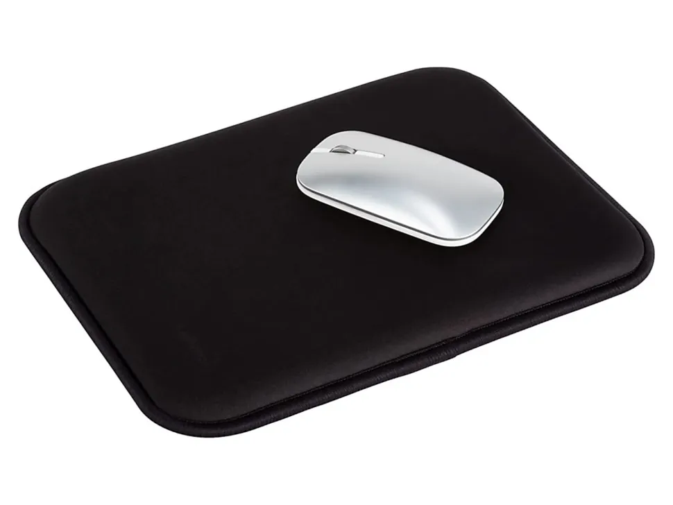 Allsop Executive Pillowcore Mousepad, 11.5" x 8.5", Black