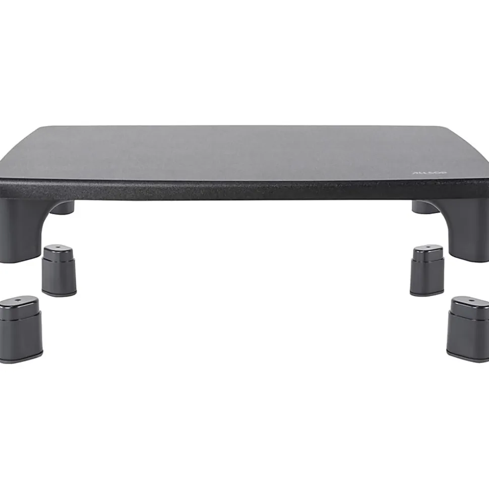 Allsop Hi-Lo Adjustable Monitor Stand, Black