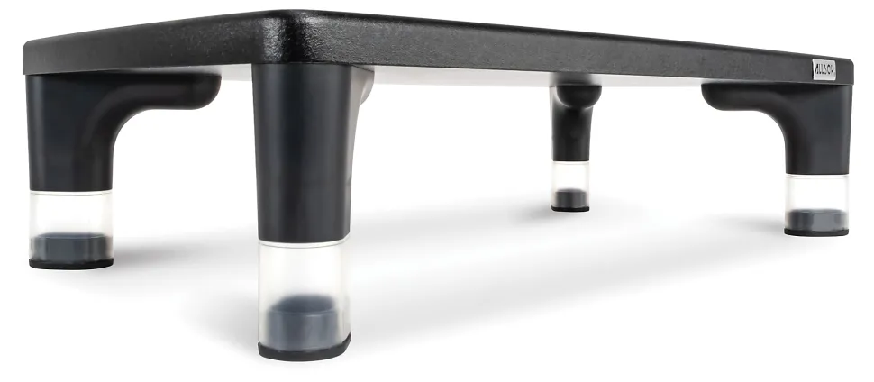 Allsop Hi-Lo Adjustable Monitor Stand, Black