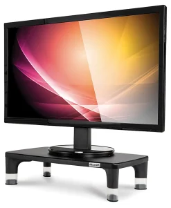 Allsop Hi-Lo Adjustable Monitor Stand, Black