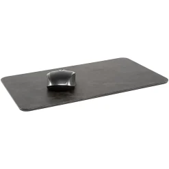 Allsop Leatherette Mouse Pad, 8-5/8”H x 14-1/4”W x 1/4”D, Black, 32580