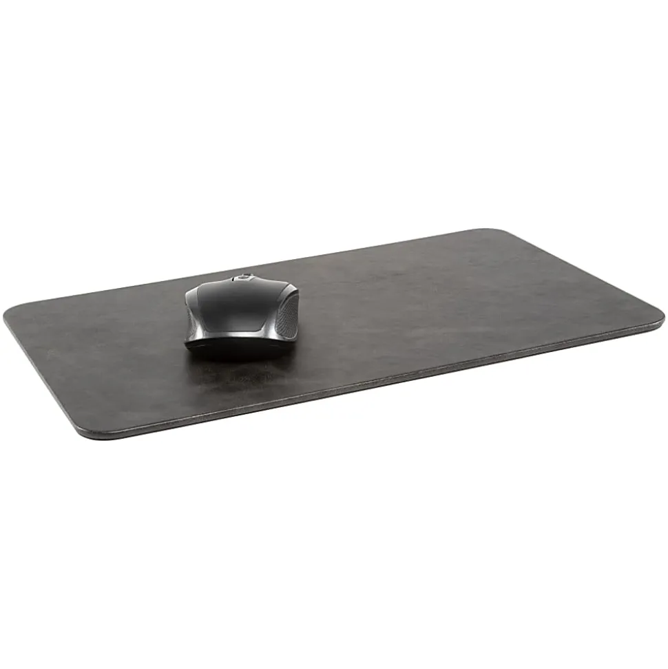 Allsop Leatherette Mouse Pad, 8-5/8”H x 14-1/4”W x 1/4”D, Black, 32580