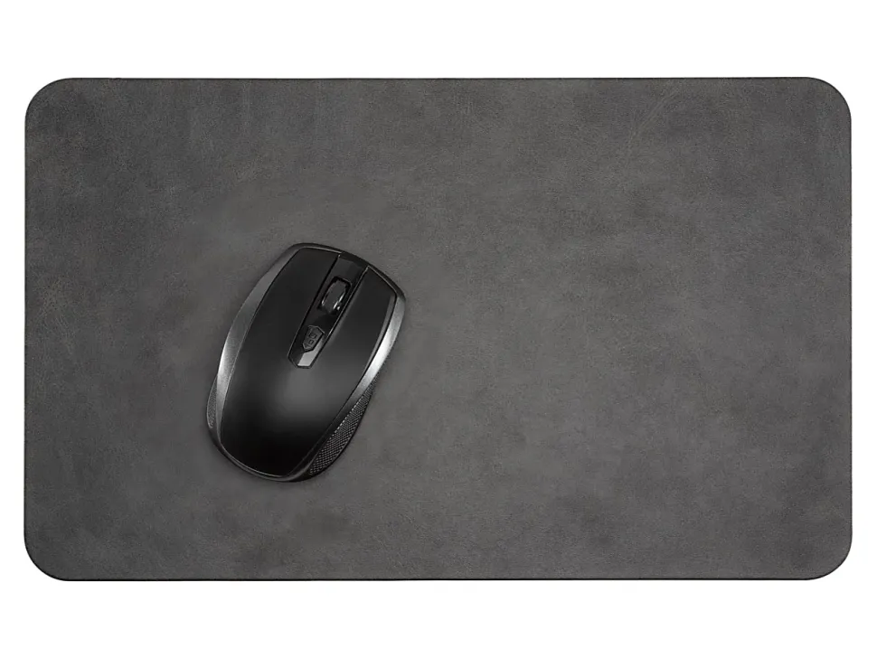 Allsop Leatherette Mouse Pad, 8-5/8”H x 14-1/4”W x 1/4”D, Black, 32580