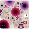 Allsop NatureSmart Image Mousepad - Retro Floral - (30594) - Retro Floral - 0.10" Height x 8.50" Width - Natural Rubber, Latex - Anti-skid