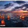 Allsop® Naturesmart Mouse Pad, 8" x 8-3/4", Lanterns