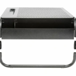 Allsop Organizer 5 Monitor Stand with Drawer, Pearl Black