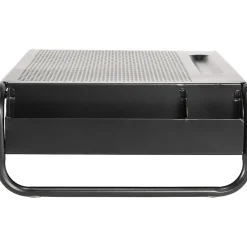 Allsop Organizer 5 Monitor Stand with Drawer, Pearl Black